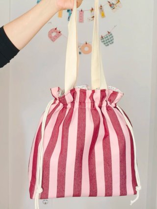 Bolso bombonera hecho a mano