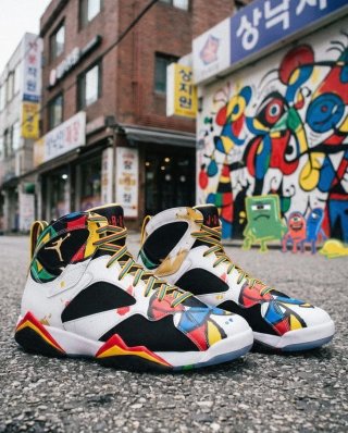 Zapatillas Nike Air Jordan 7 Retro Edición Miró.