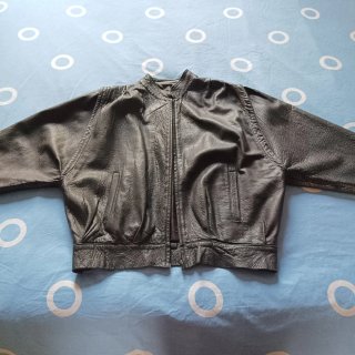 Cazadora Bomber de Cuero Vintage