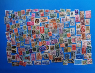 Lote de 164 sellos usados de Italia