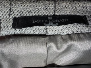 Americana gris a cuadros