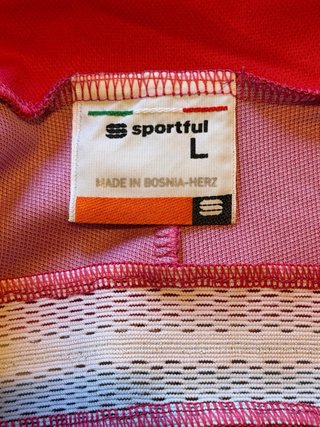 Maillot Ciclismo Sportful Rosa Talla L