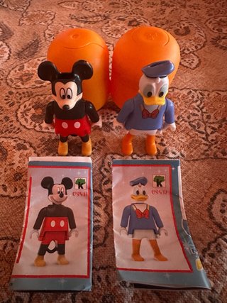 Figuras Playmobil Disney Kinder Mickey y Donald