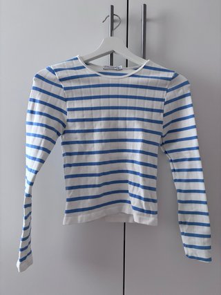 Camiseta canalé Stradivarius
