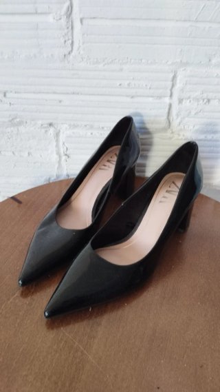 Zapatos de tacón negros Zara 39