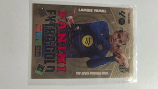 Carta Panini Lamine Yamal Extra Gold