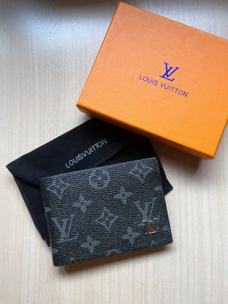Cartera Louis Vuitton Negra y Gris