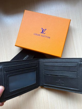 Cartera Louis Vuitton Negra y Gris