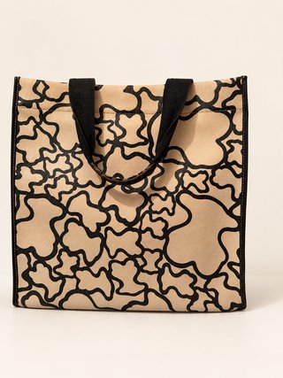 Bolso Tous original beige y negro como nuevo
