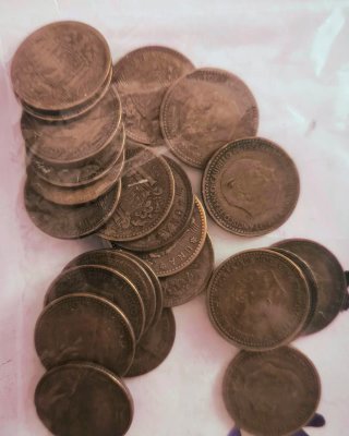 Lote 1 Peseta 1953 España - Monedas Colección