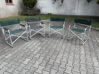 4 Sedie Pieghevoli Ferrino Campeggio/Giardino