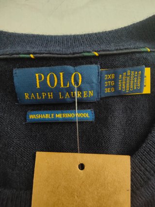 Jersey Polo Ralph Lauren Lana Merino 3XB Azul