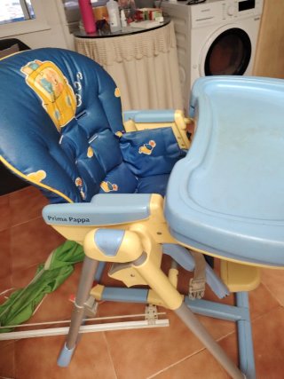 Silla de comer Prima Pappa azul