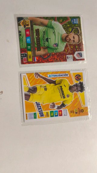 2 Cartas Panini LaLiga Santander