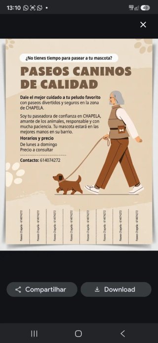 Paseadora de perros en Chapela / Vigo
