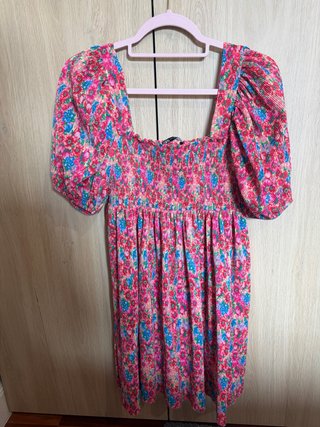 Vestido Floral Zara Talla S