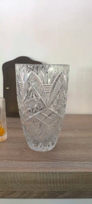 Jarrón de Cristal de Bohemia