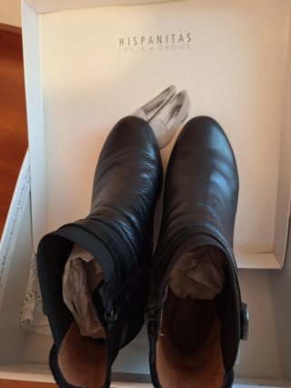 Botines Hispanitas Negros Talla 38
