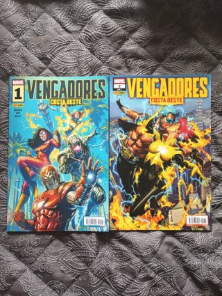 Vengadores Costa Oeste n° 1 y 2 Marvel / Panini