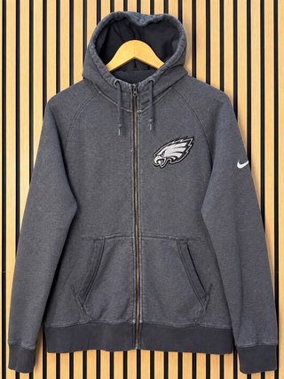 Nike NFL Eagles Sudadera Cremallera Gris