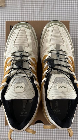 Zapatillas Salomon Beige/Amarillas talla 45 1/3