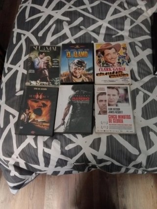 Lote de 6 películas en DVD