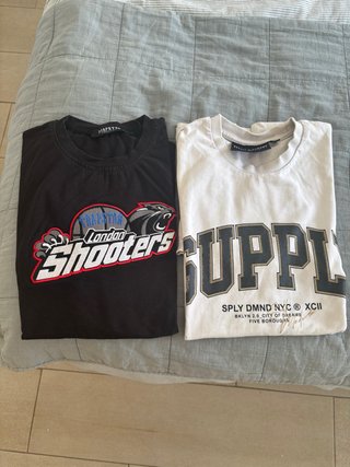 Pack 2 Camisetas hombre -trapstar (s) -supply (xs)