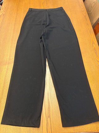 Pantalón de vestir negro, talla holgado