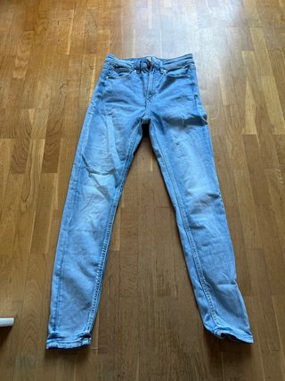 Pantalones pitillo vaqueros azules