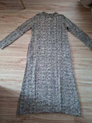 Vestido largo Zara. Tejido invierno