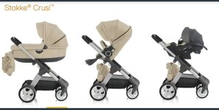 Carrito + Capazo + Silla para Coche Stokke Crusi
