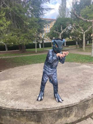 Disfraz Dinosaurio Jurassic World velociraptor