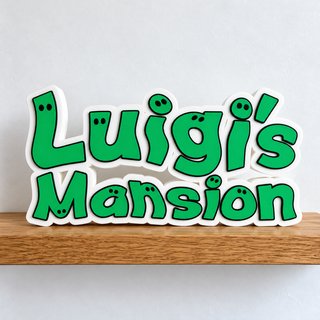 Logo 3D Luigi's Mansion