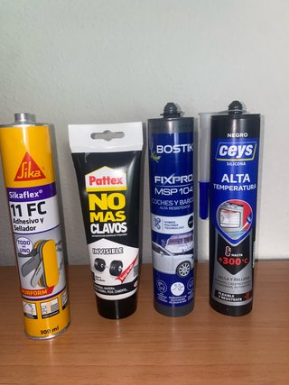 Lote Adhesivos Sika, Pattex, Bostik, Ceys