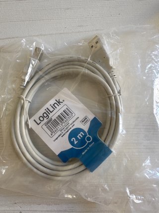10x Cable de Impresora USB LogiLink 2m