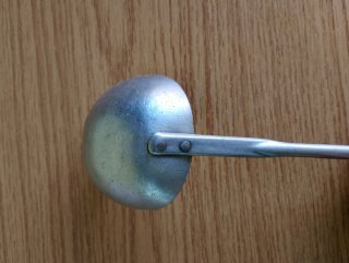Cucharón Antiguo de Aluminio Artesanal