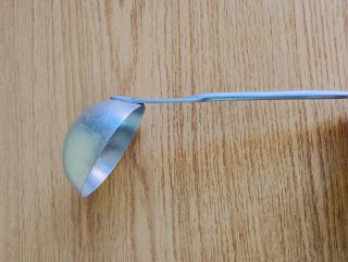 Cucharón Antiguo de Aluminio Artesanal