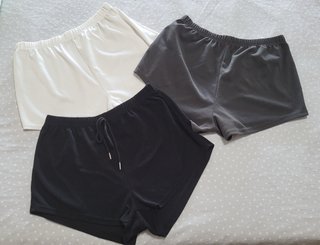Pack 3 pantalones cortos pijama, talla L