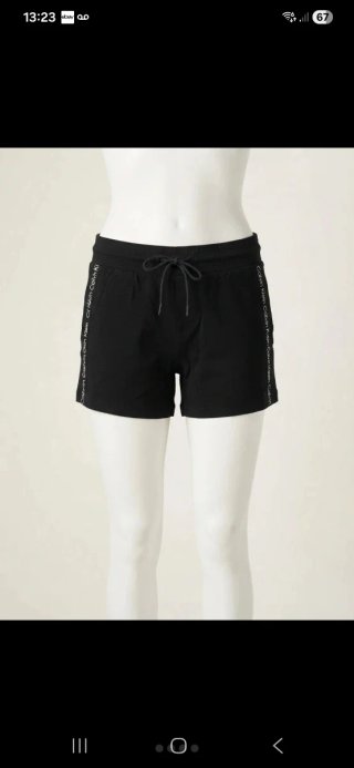 Pantaloncini Calvin Klein neri con logo