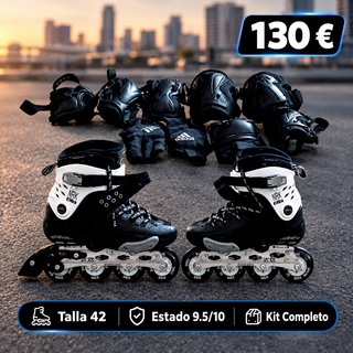Pack Patines Fila NRK Talla 42