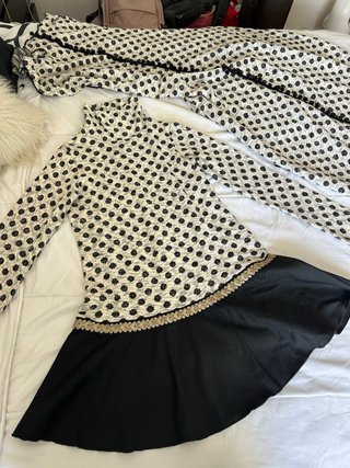 Conjunto Cristina Vilà Vestido Punto Y Chal M