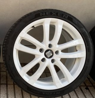 4 Llantas Seat León MK2 Blancas