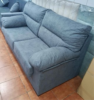 Divano a 3 posti blu
