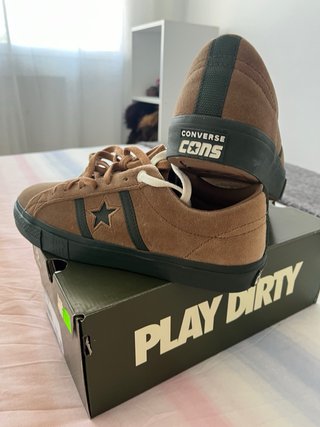 Zapatillas Converse Marrones ante