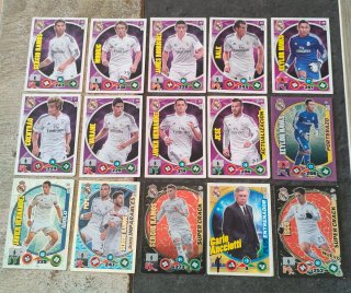 Lote cromos Adrenalyn 14-15 Real Madrid