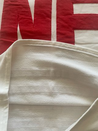 Camiseta Nafta Deportiva Blanca y Roja T.XS