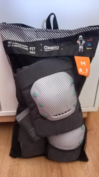 Set Protectores Oxelo Fit 500 Talla M