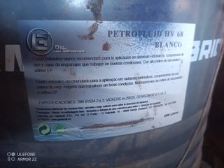 Bidón de Aceite Hidráulico Petrofluid HV 68