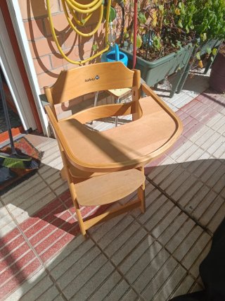 Trona infantil de madera, marca Safety