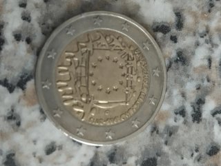 Moneta 2 euro Germania 2022 bandiera